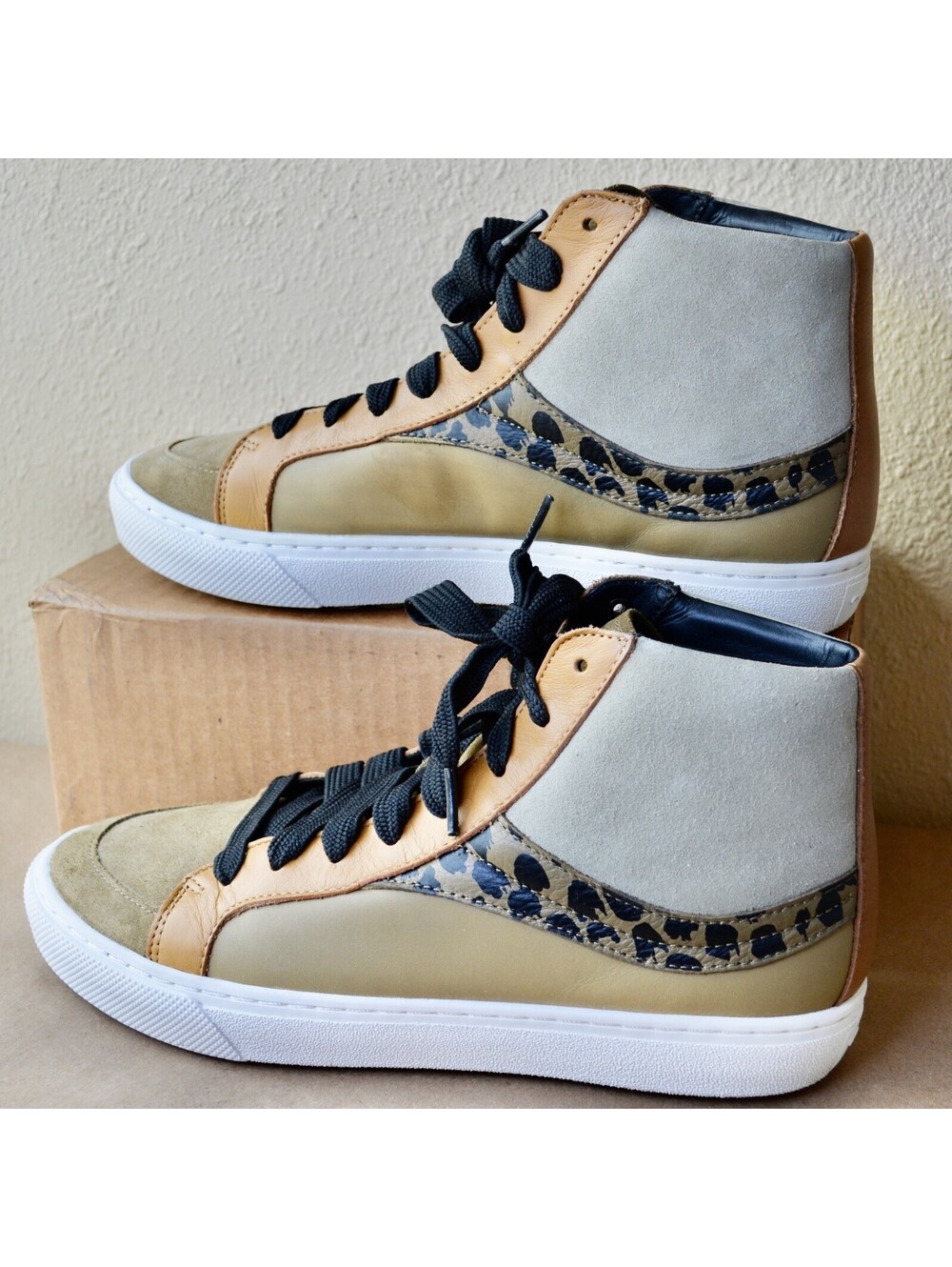 Coach Mens HI-Top G1420 Sz 9D Leather Suede - Picture 4 of 8